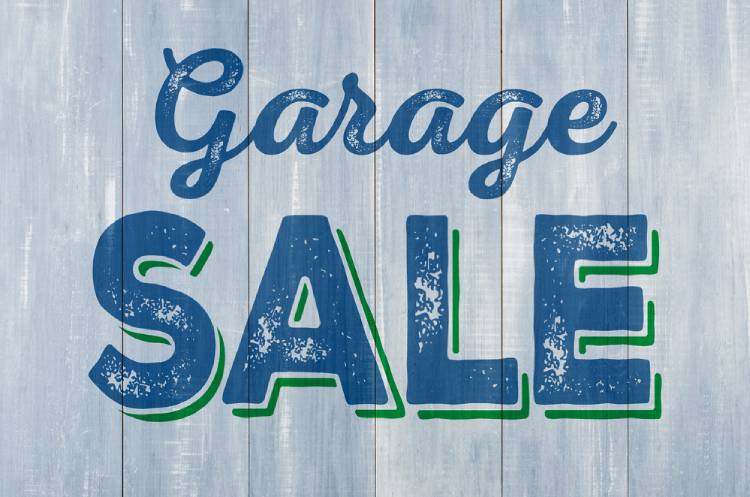 organize a garage sale